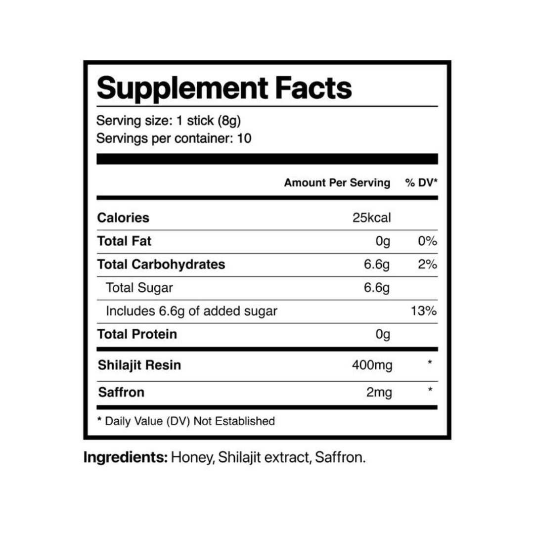 Natural Himalayan Shilajit Honey Sticks - Kingsire