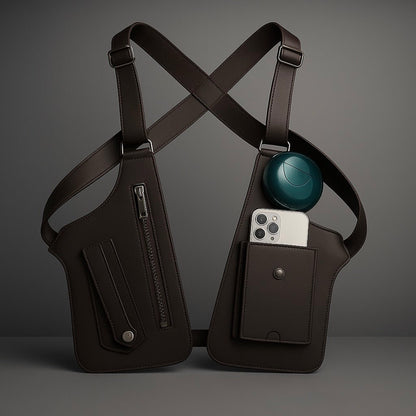 Premium Leather Shoulder Bag - Kingsire