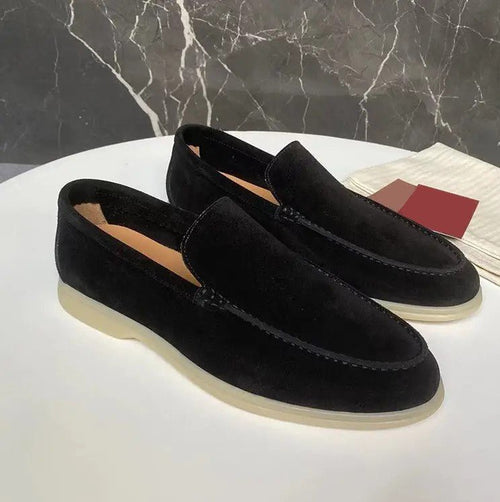 Suede Loafers