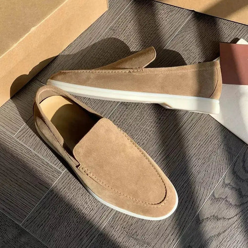 Suede Loafers