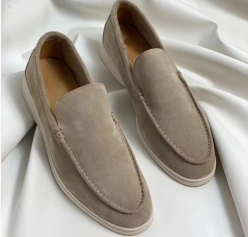 Suede Loafers