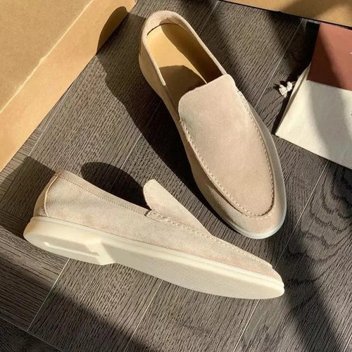 Suede Loafers
