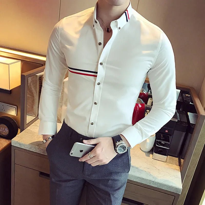 Elegana® Slim Fit Dress Shirt - Kingsire