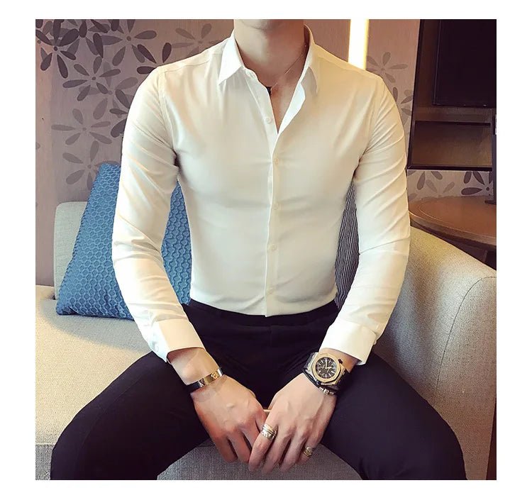 Soleek® Slim Fit Dress Shirt - Kingsire